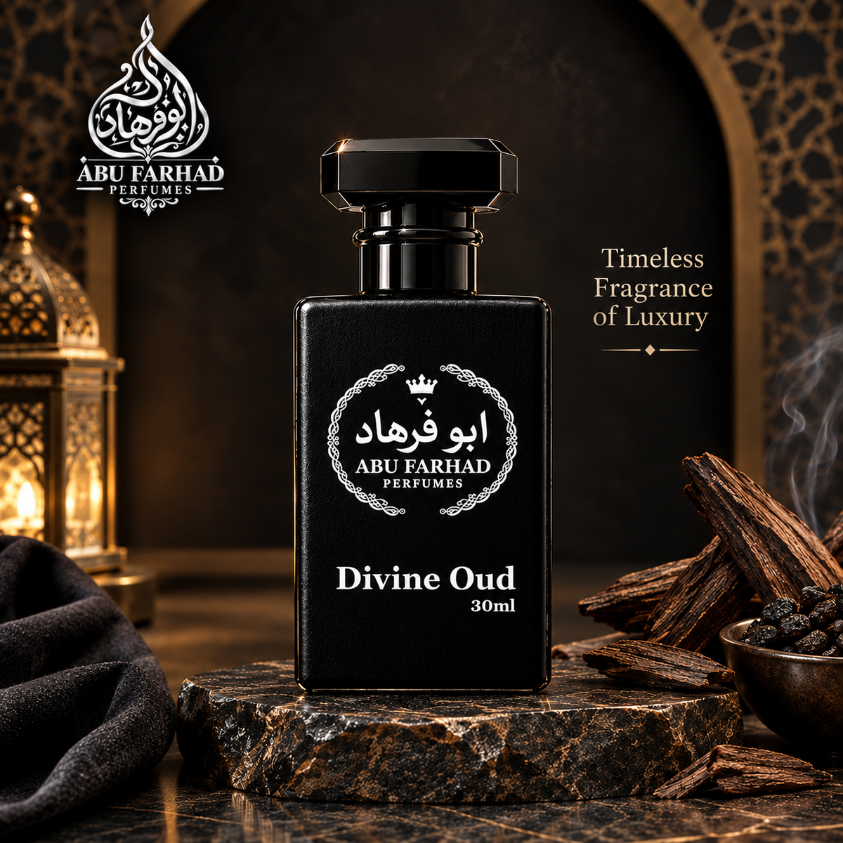 Abu Farhad Divine Oud Perfume – Premium Oud Fragrance | 30ml & 50ml